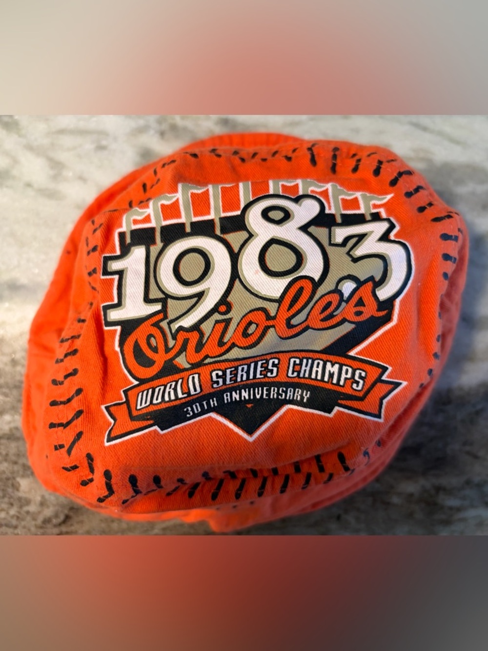 Baltimore Orioles 30th Anniversary 1983 World Series Orange Bucket Hat - Picture 4 of 6